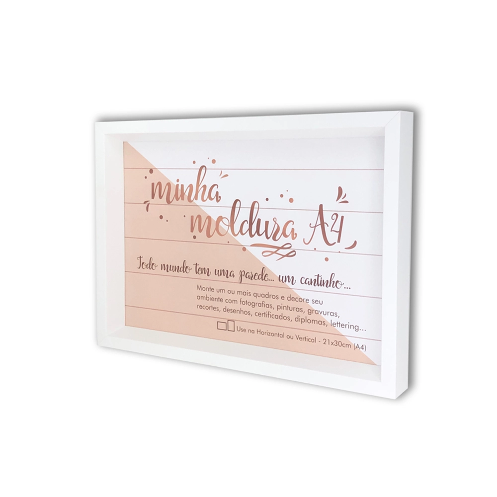 Quadro Your Frame Infinity Molduras A4 21 X 30 Cm