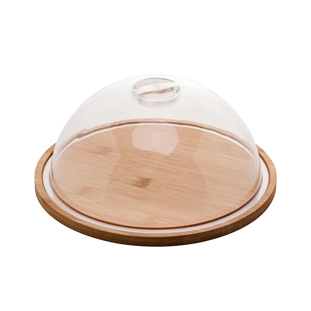 Queijeira Redonda Com Tampa Lyor 23,5 X 23,5 X 10 Cm