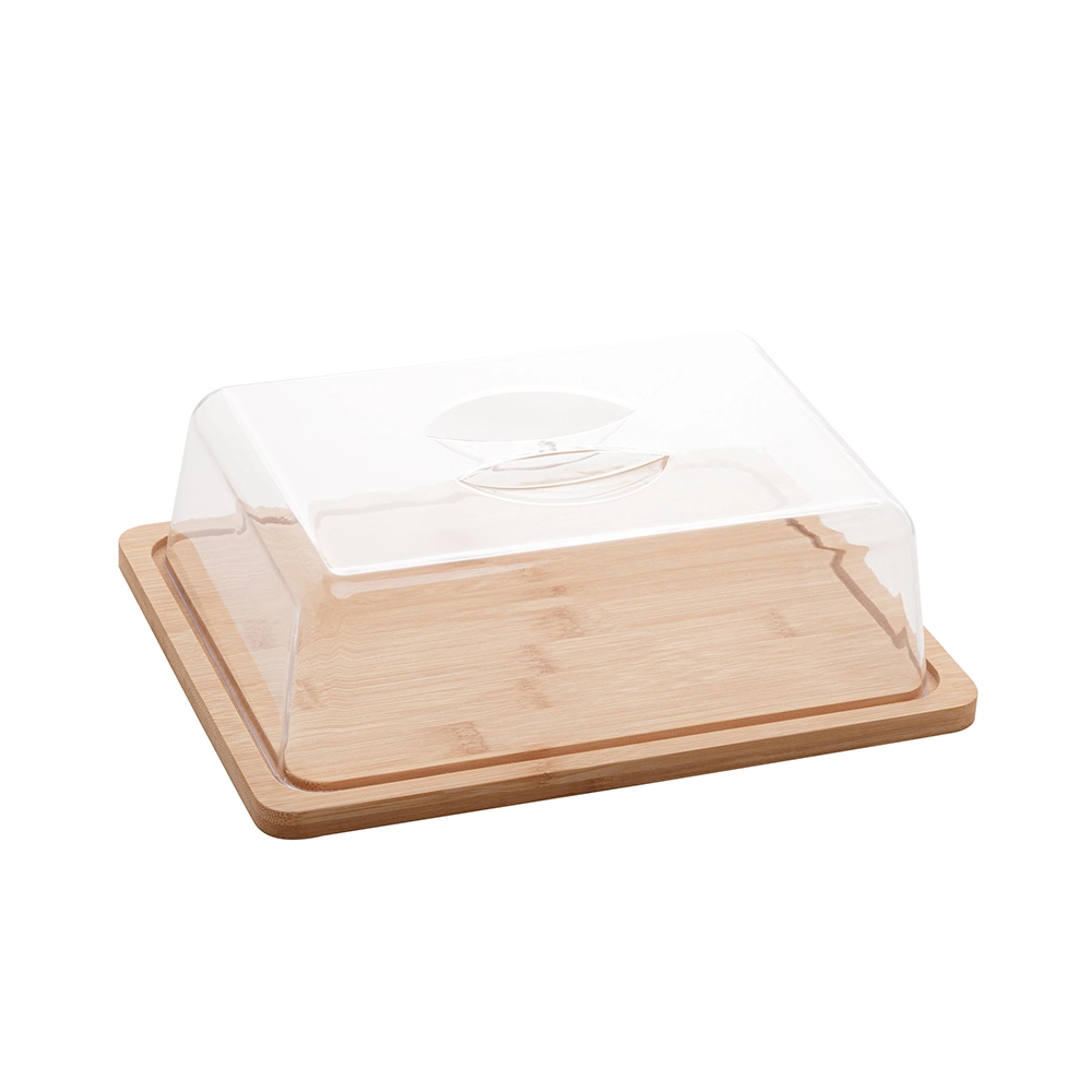 Queijeira Retangular Com Tampa Lyor 24 X 18,5 X 7,6 Cm