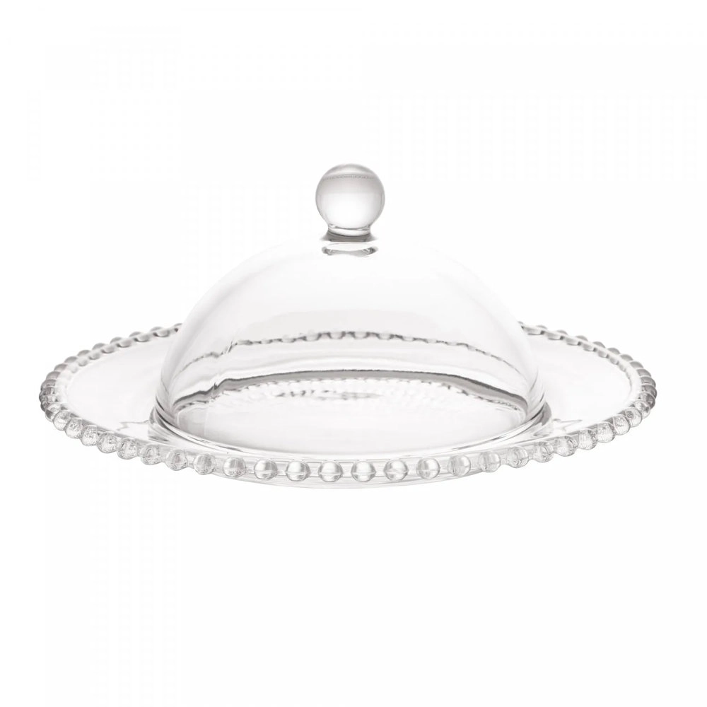 Queijeira Wolff Pearl Transparente 20 X 9 Cm Queijeira Wolff Pearl Transparente 20 X 9 Cm