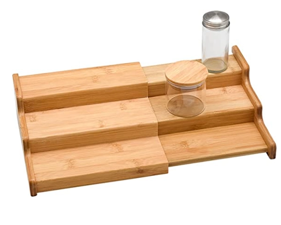 Rack Organizador Extensível Oikos Em Bambu