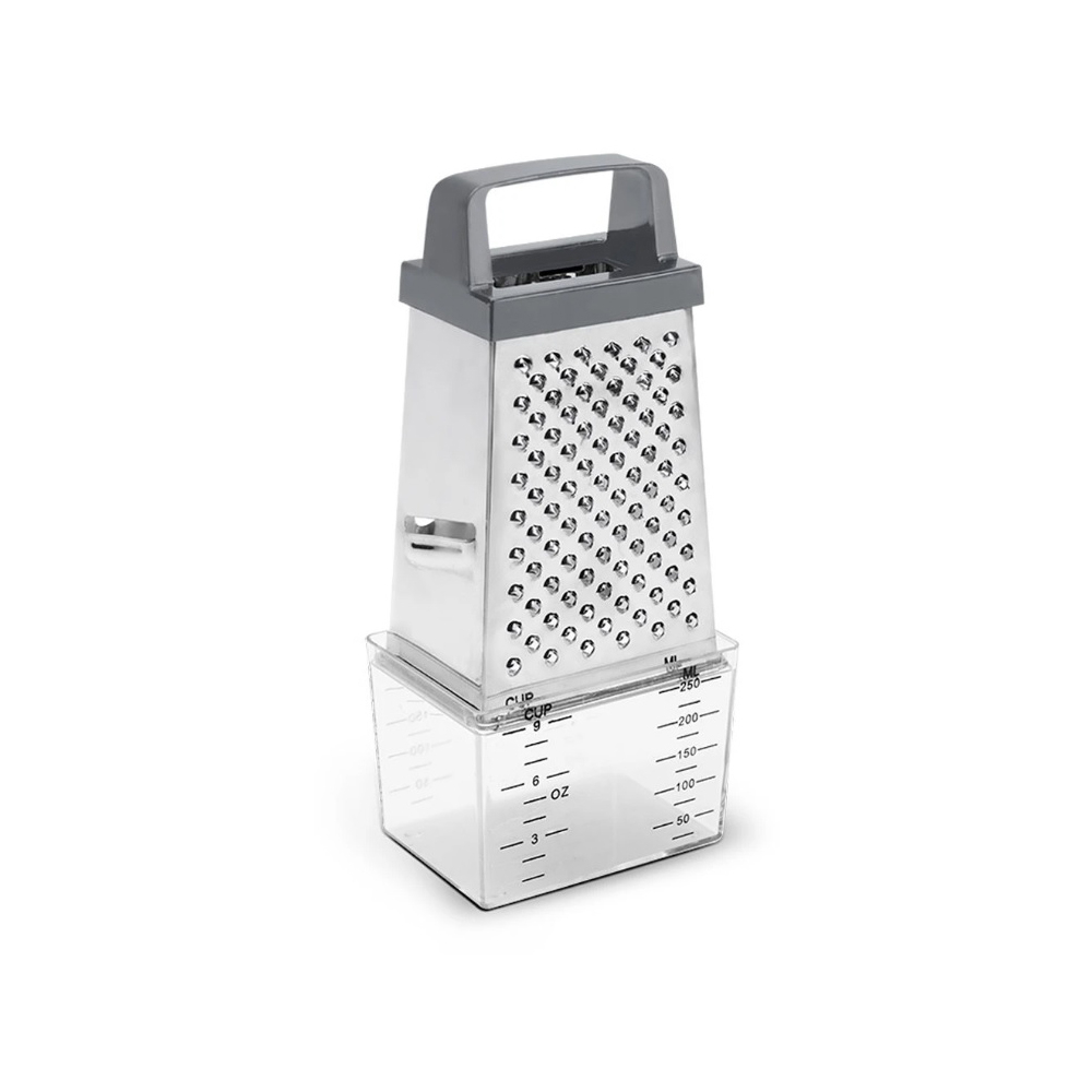 Ralador 4 Faces C/ Coletor Brinox Top Pratic 20,5 Cm Ralador 4 Faces C/ Coletor Brinox Top Pratic 20,5 Cm