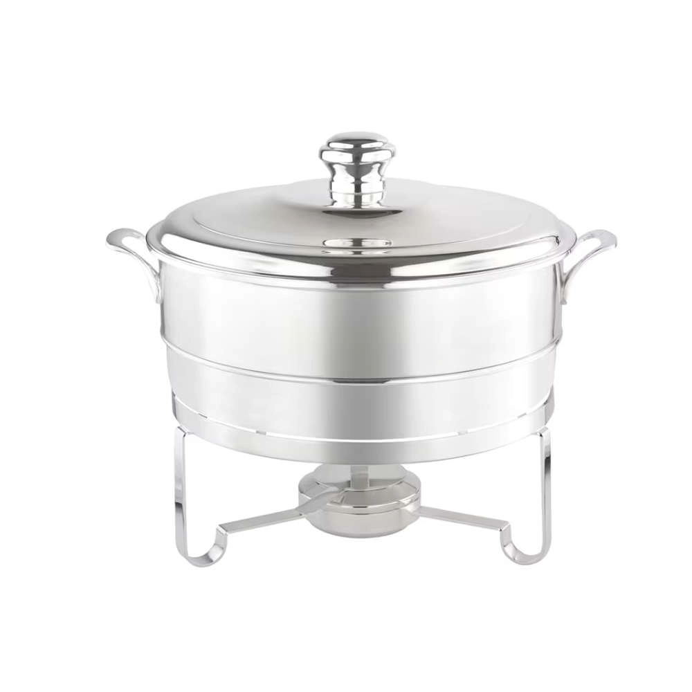 Rechaud Redondo Com Banho Maria Silverlux Rechaud Redondo Com Banho Maria Silverlux
