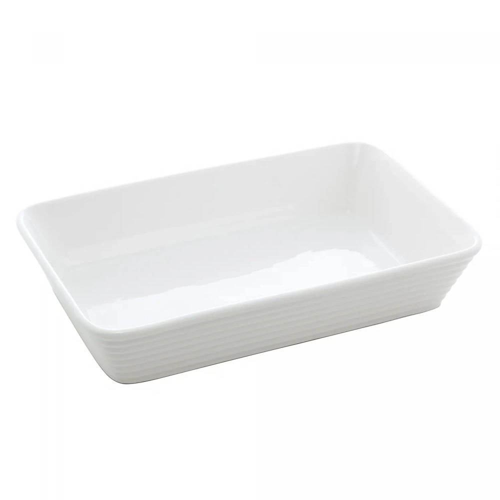 Refratario Retangular Lyor Linea Branco 25,5 X 16,5 X 5 Cm Refratario Retangular Lyor Linea Branco 25,5 X 16,5 X 5 Cm
