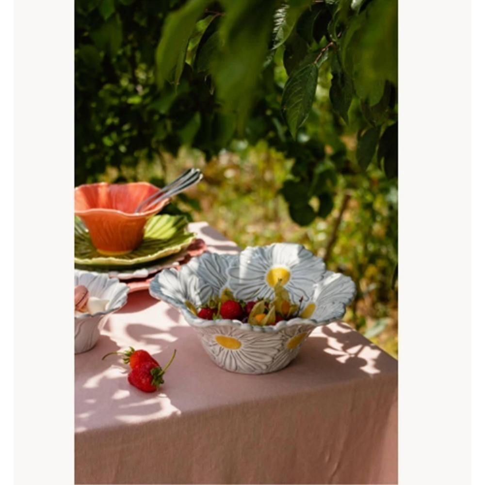 Saladeira Bordallo Pinheiro Maria Flor Margarida 27 Cm