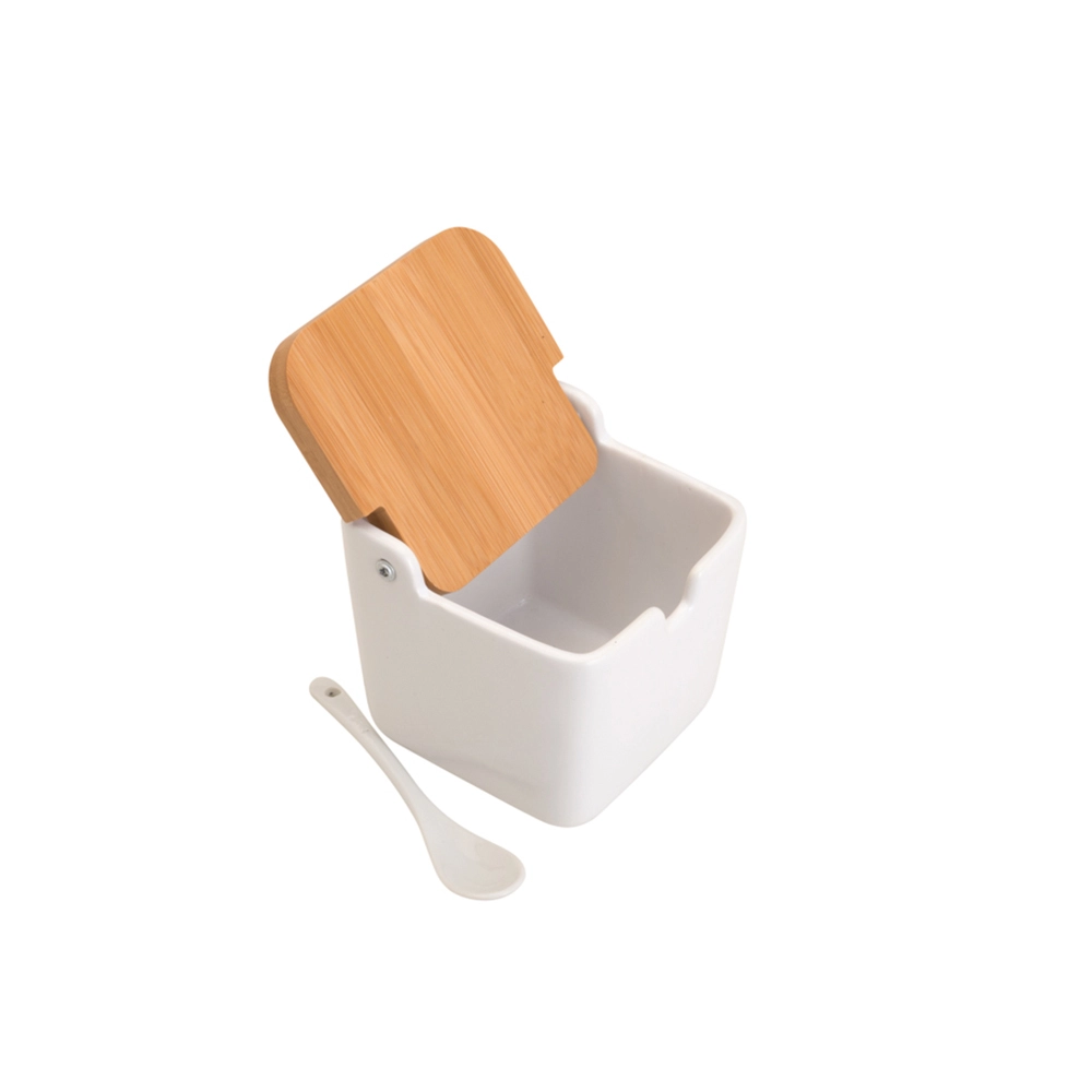 Saleiro de Mesa Com Tampa Lyor 10 X 10 Cm Saleiro de Mesa Com Tampa Lyor 10 X 10 Cm