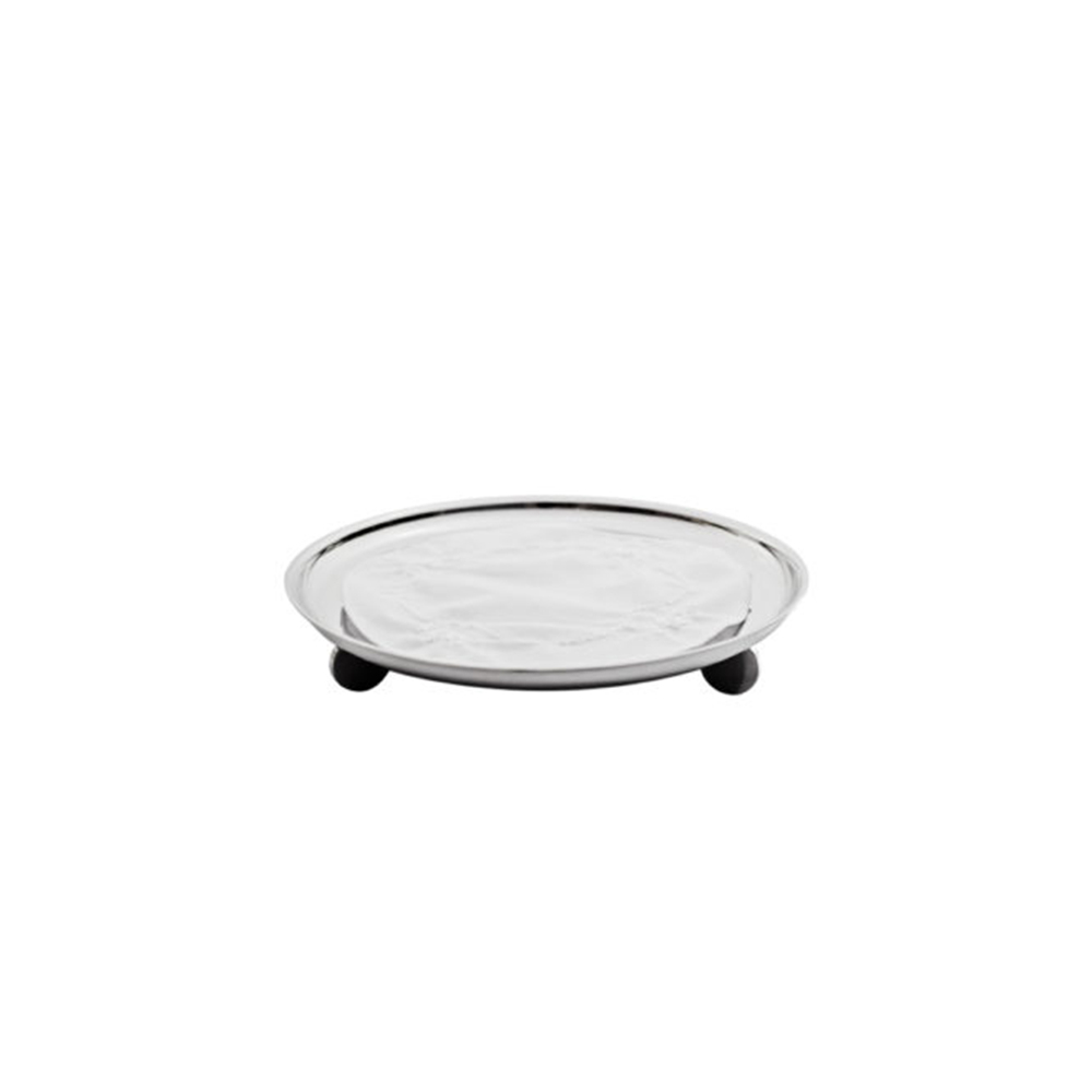 Salvinha Riva Gioia Em Prata 4 X 18 Cm Salvinha Riva Gioia Em Prata 4 X 18 Cm