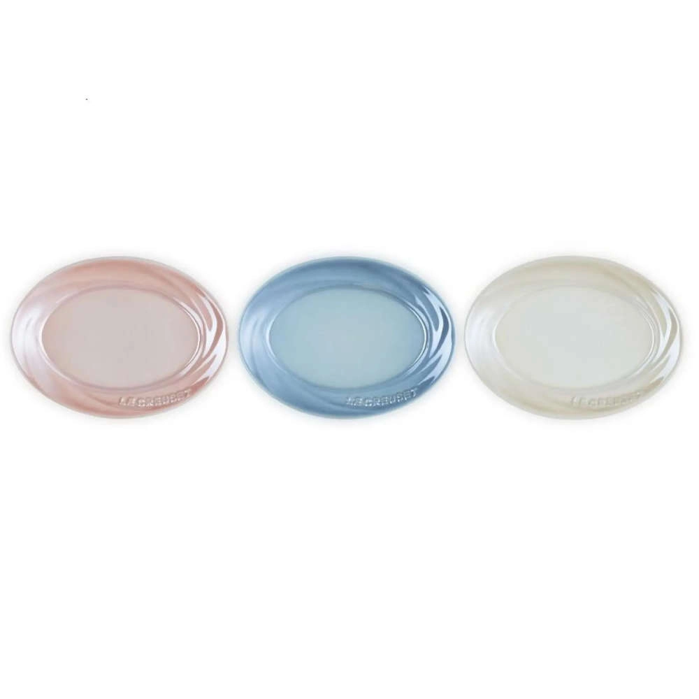 Set 3 Mini Pratos Oval Le Creuset 15 Cm
