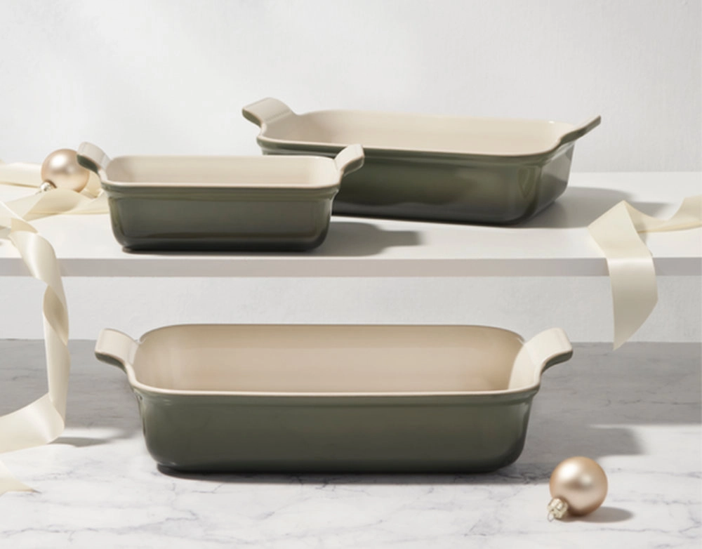 Travessas Retangulares Heritage - 3 Peca