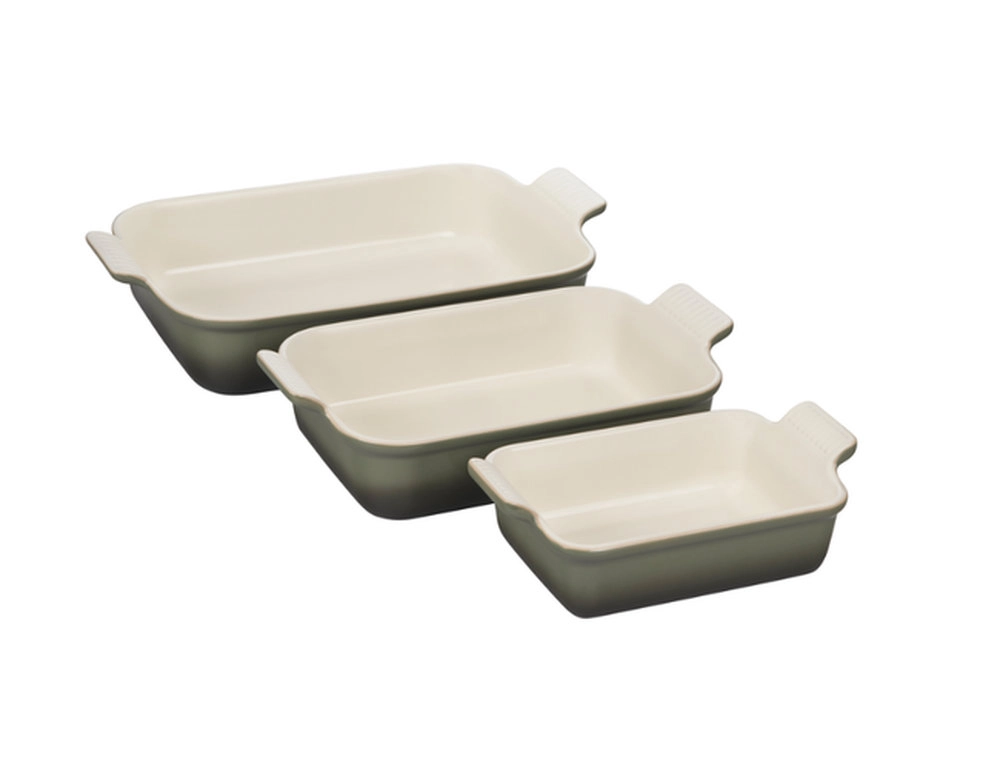 Travessas Retangulares Heritage - 3 Peca