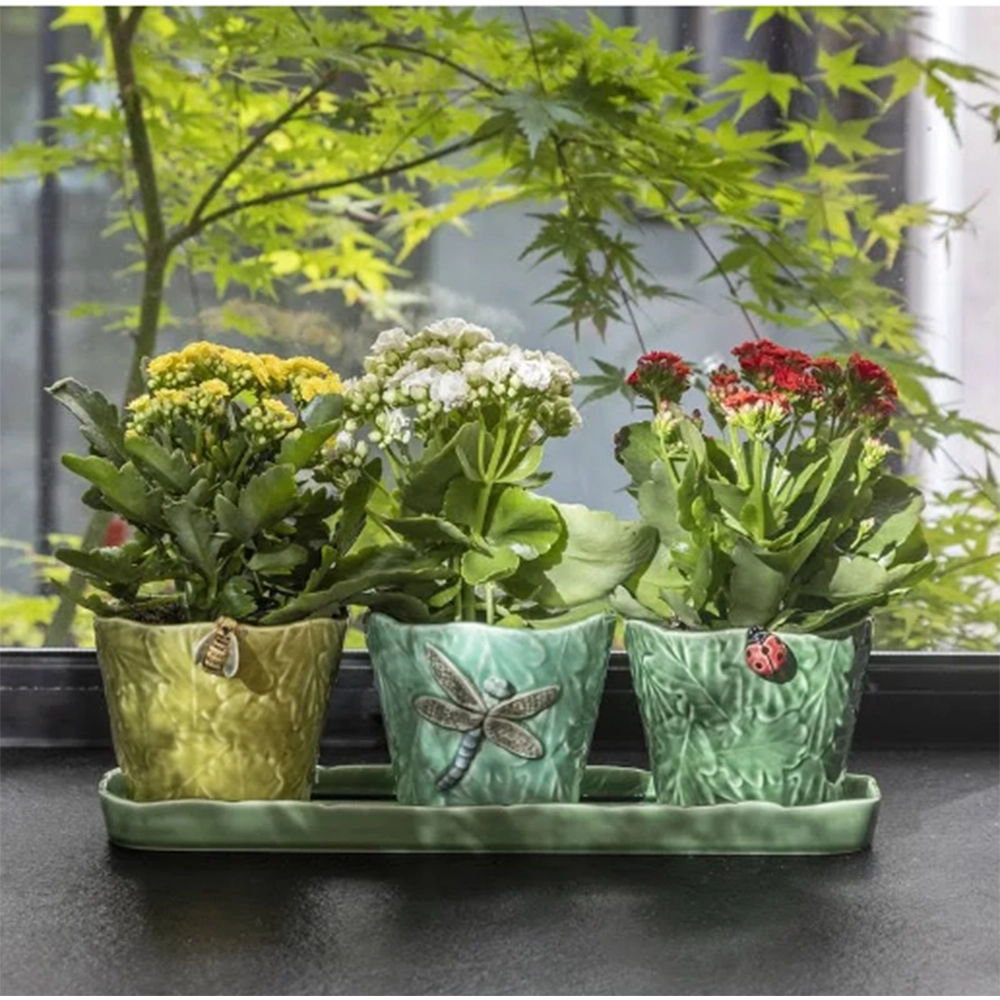 Set de Vasos Bordallo Pinheiro Insetos Voadores - 3 Peças