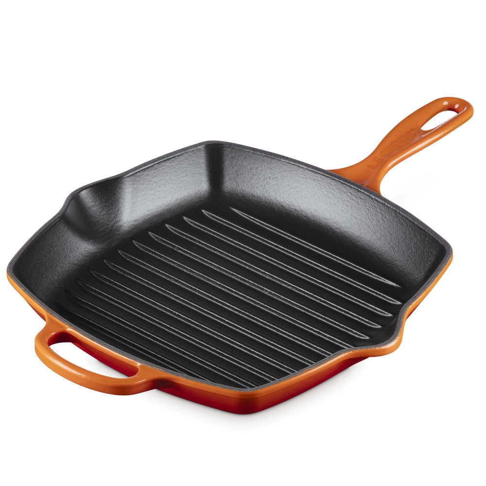 Skillet Quadrada Funda Le Creuset Laranja