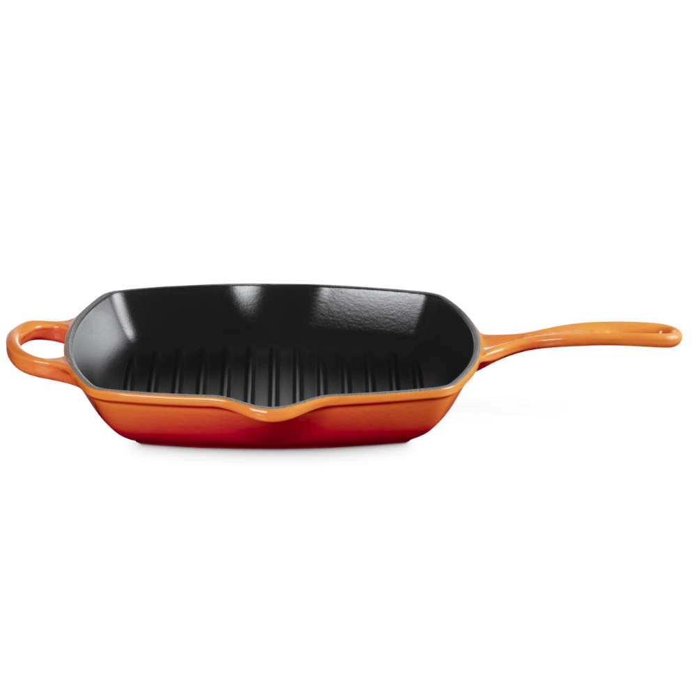 Skillet Quadrada Funda Le Creuset Laranja