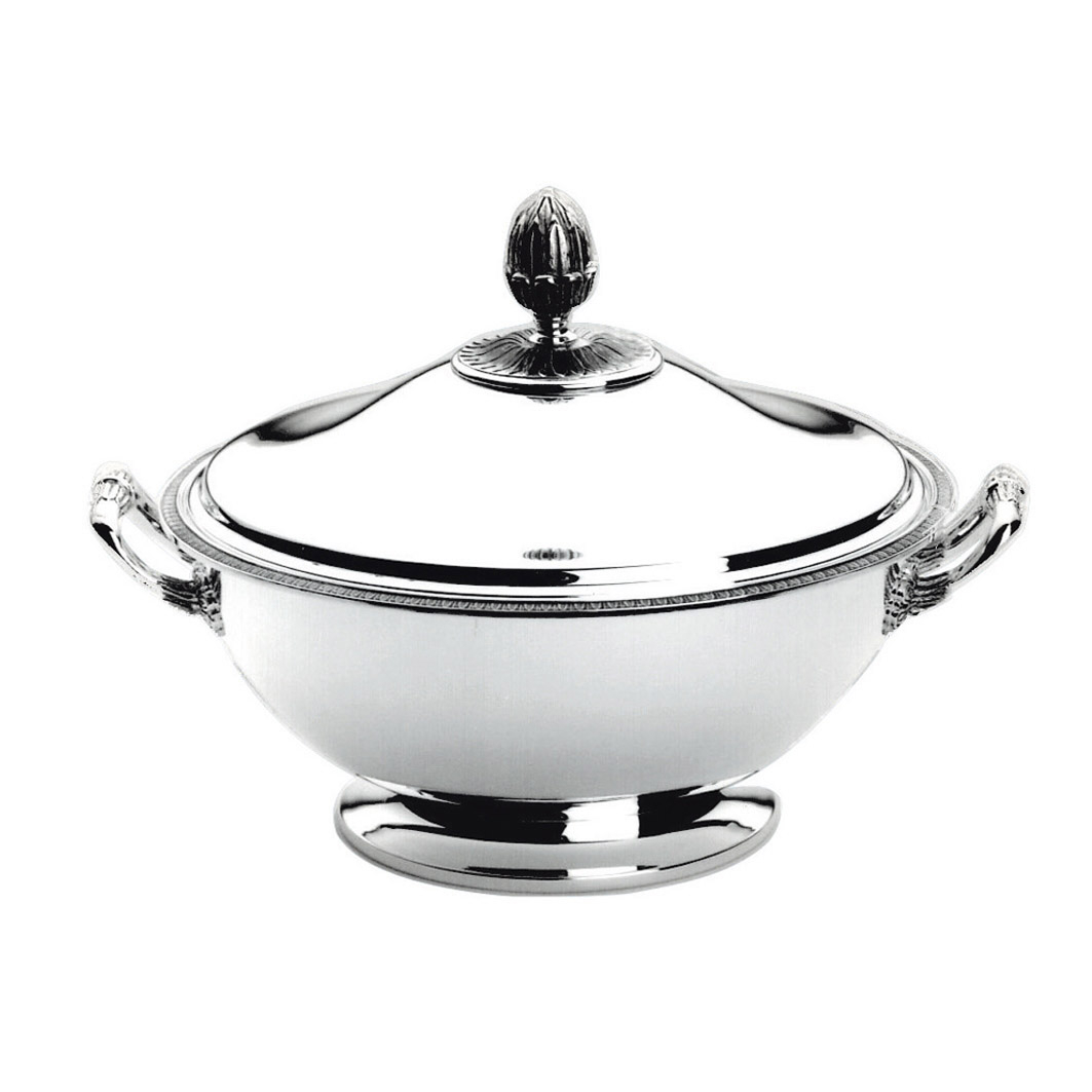 Sopeira C/ Tampa Christofle Malmaison 23 Cm