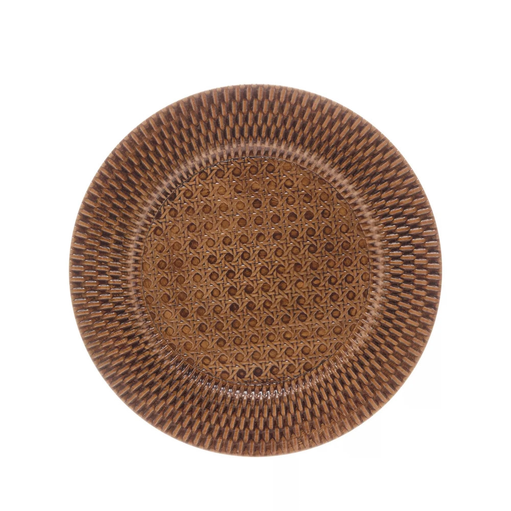 Sousplat Royal Decor Textura Rattan 33 Cm - Cada