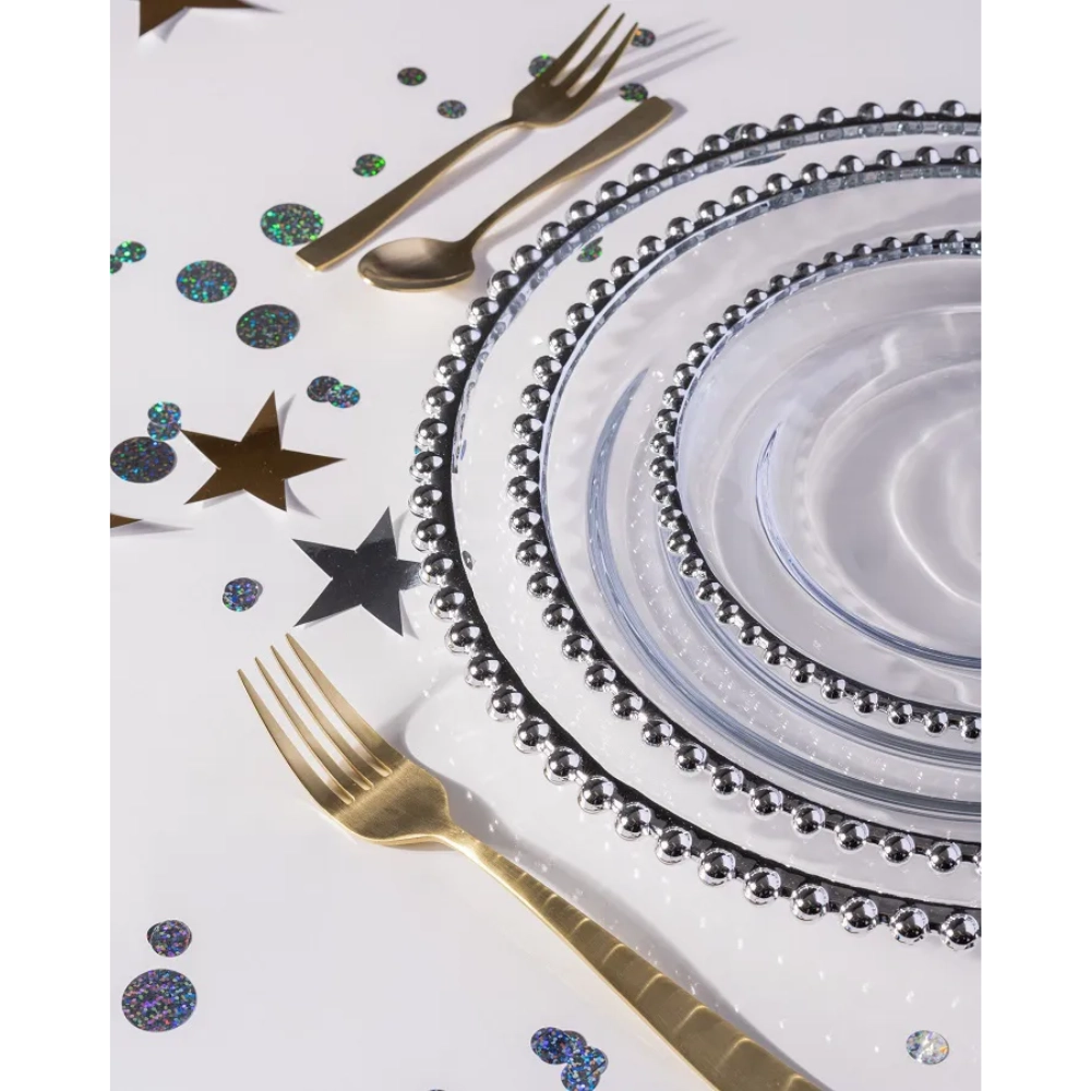 Sousplat Wolff Pearl Silver 31,5 Cm - Cada