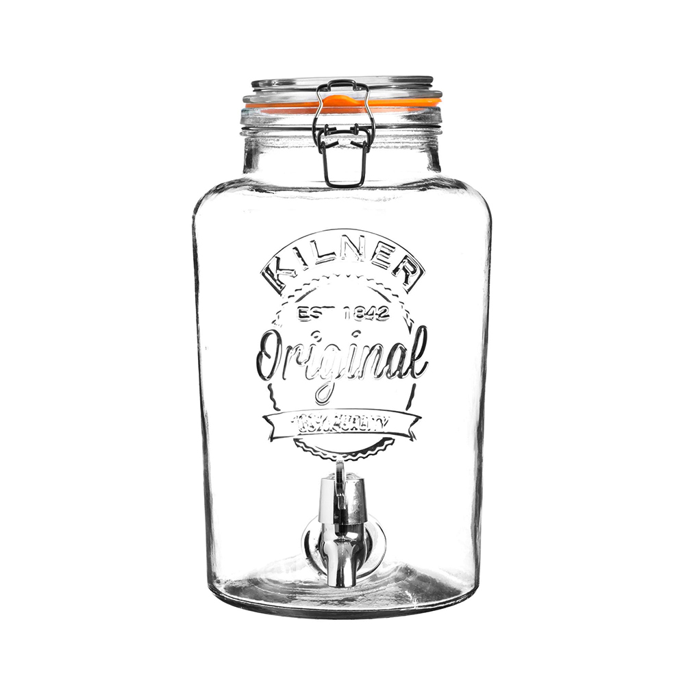 Suqueira Com Tampa Kilner Clip Top Round 5 Litros Suqueira Com Tampa Kilner Clip Top Round 5 Litros