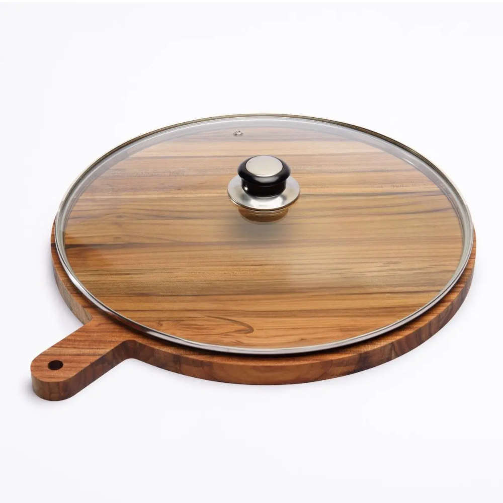 Tábua Para Pizza Com Tampa Monte Novo 35 Cm Tábua Para Pizza Com Tampa Monte Novo 35 Cm