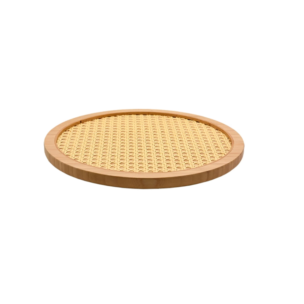 Tábua Redonda Com Base Giratória Palhinha Oikos Bambu 30 Cm Tábua Redonda Com Base Giratória Palhinha Oikos Bambu 30 Cm