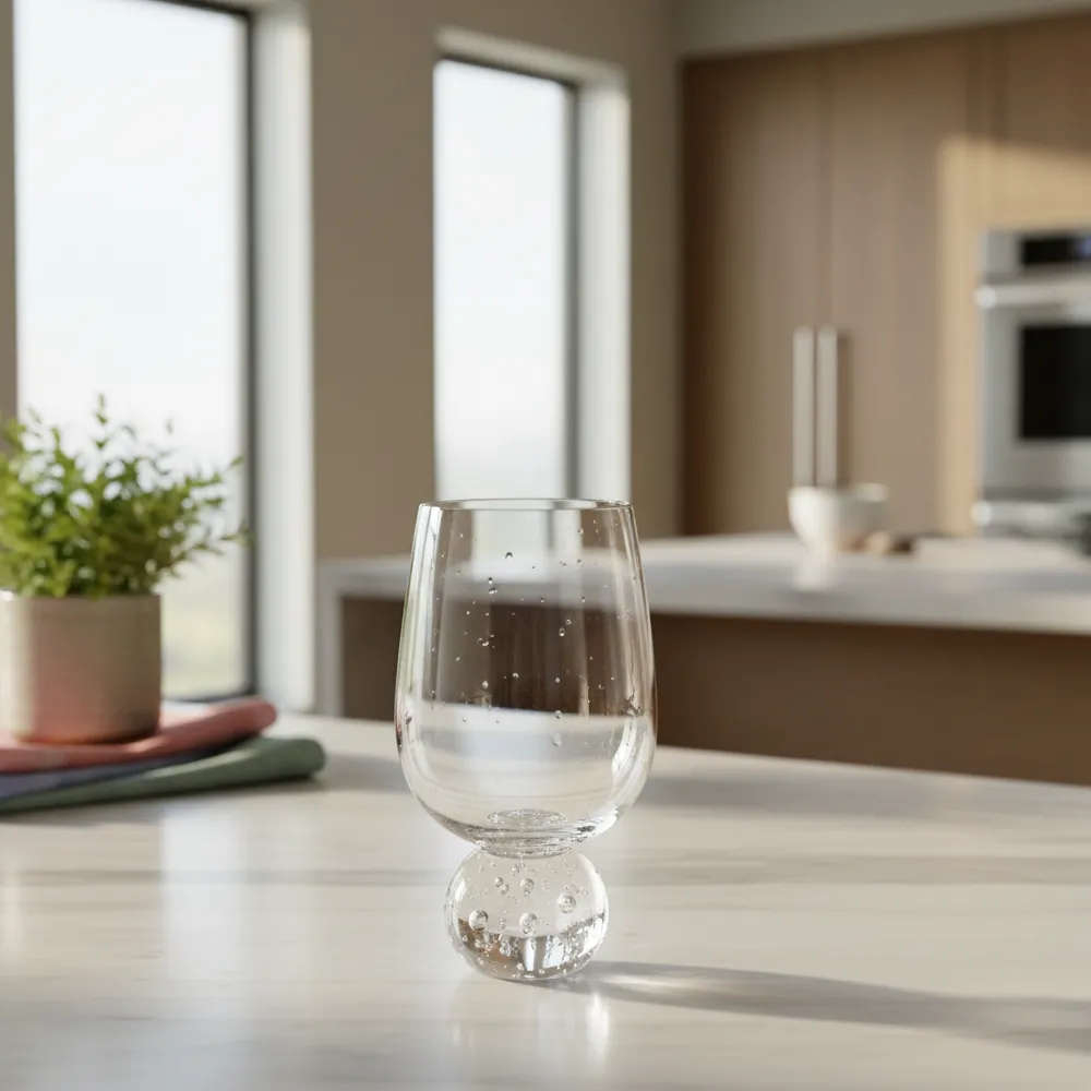 Taca Para Agua Bublle Transparente Ribeiro e Pavani