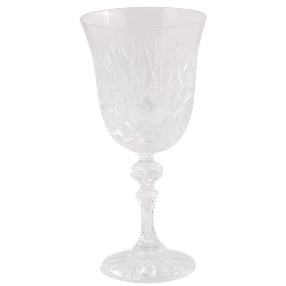 Taca Para Agua Translucida Lodz Crystal Lapidada Taca Para Agua Translucida Lodz Crystal Lapidada