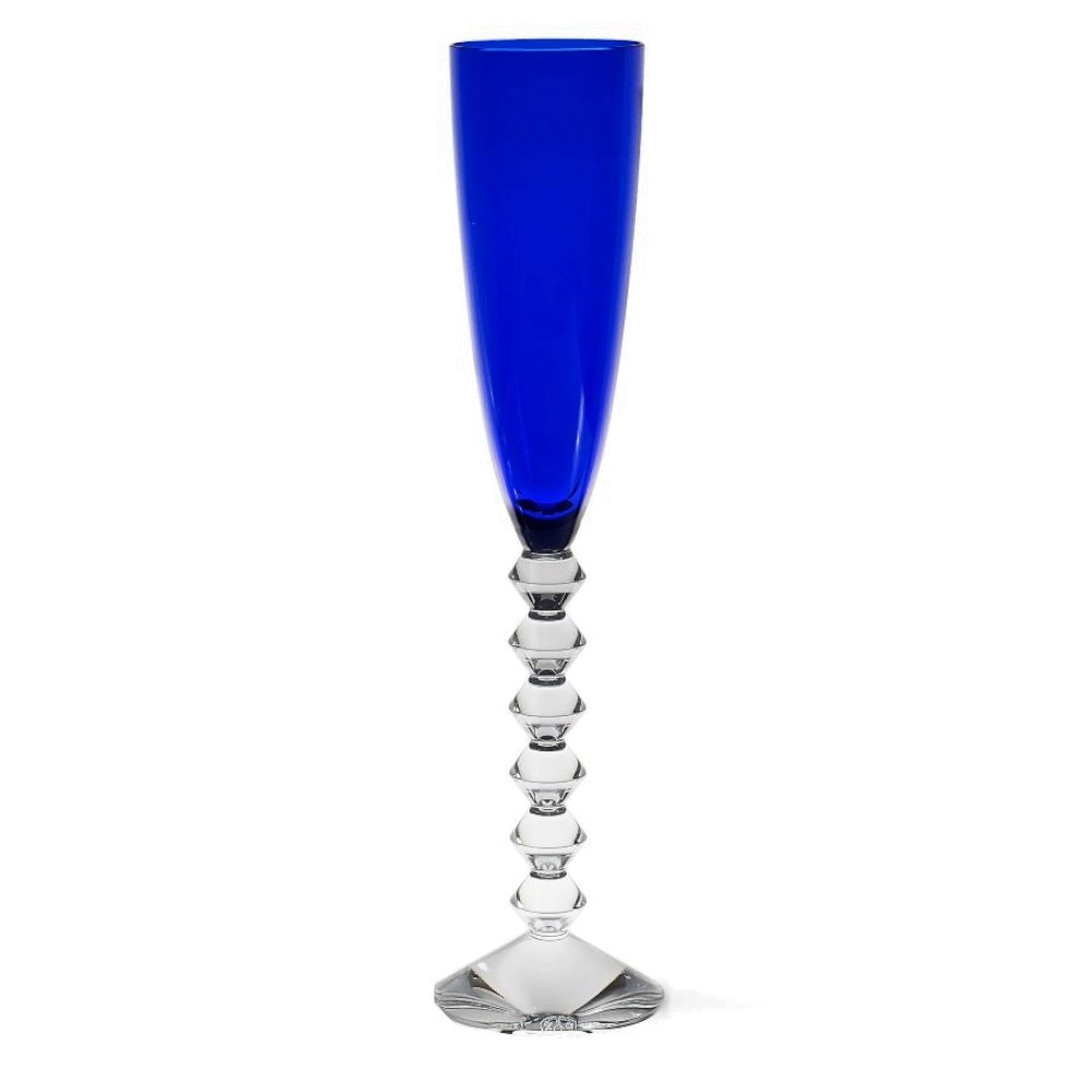 Taca Para Champanhe Em Cristal Baccarat Vega Azul Cobalto Taca Para Champanhe Em Cristal Baccarat Vega Azul Cobalto