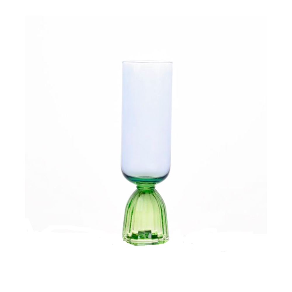 Taca Para Champanhe Silica Azul - Cada