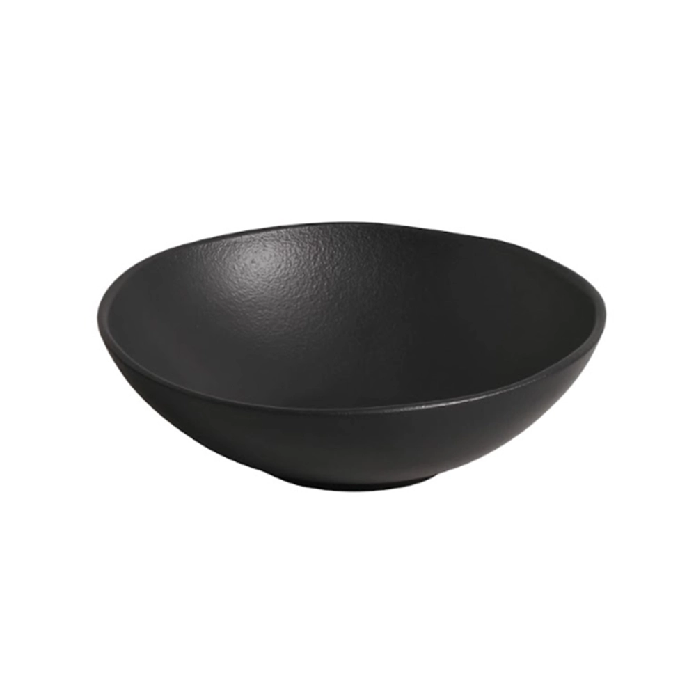 Tigela Média Porto Brasil Orgânico Preto Matte 25 X 8 Cm