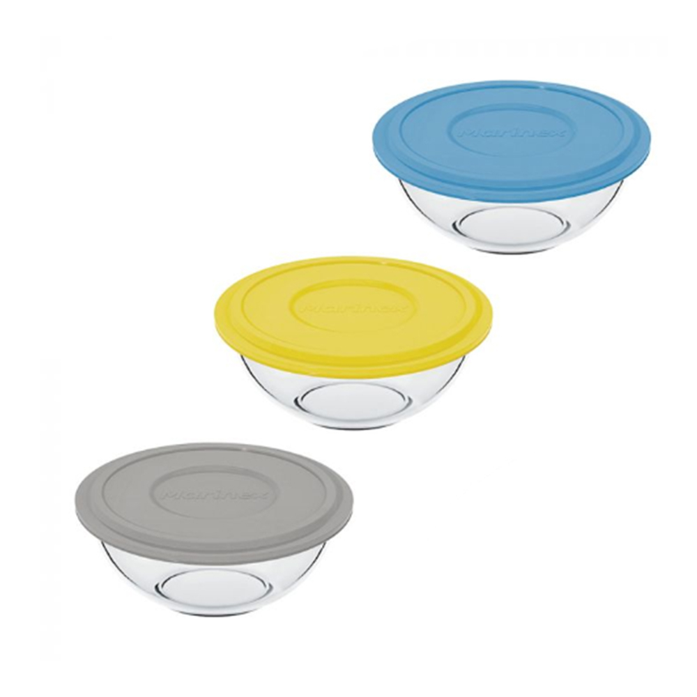 Tigela Redonda Com Tampa Marinex Plus 1,5 Litros Tigela Redonda Com Tampa Marinex Plus 1,5 Litros