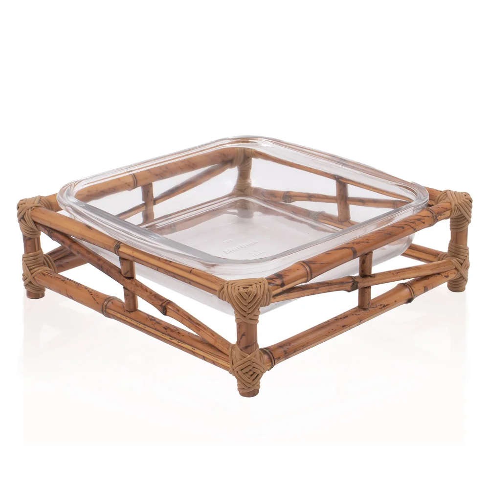 Tigrado Pirex Vidro Quadrado Medio Sonia Pierry