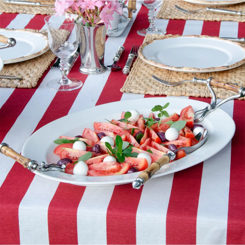 Travessa Oval Design By Somers Bambu 38 Cm
