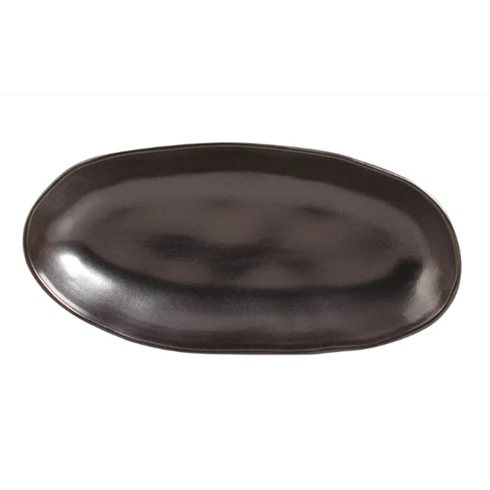Travessa Oval Funda Porto Brasil Organico Metallica Travessa Oval Funda Porto Brasil Organico Metallica