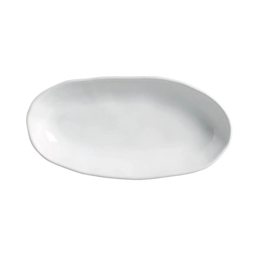 Travessa Oval Funda Porto Brasil Organico New White 32 Cm
