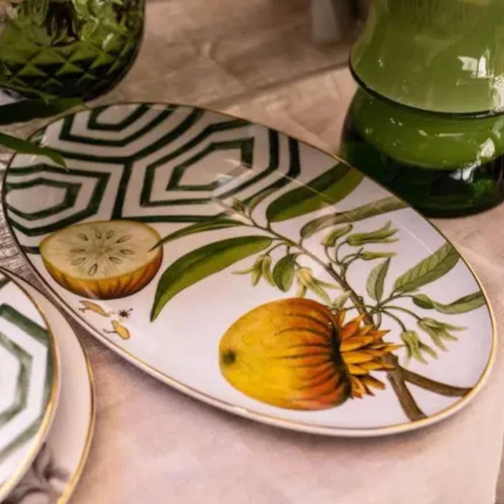 Travessa Oval Grande Amazonia Travessa Oval Grande Amazonia