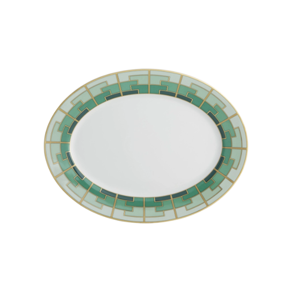 Travessa Oval Media Emerald - Vista Alegre Travessa Oval Media Emerald - Vista Alegre