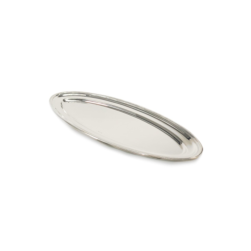 Travessa Oval Perles 70 Cm Christofle