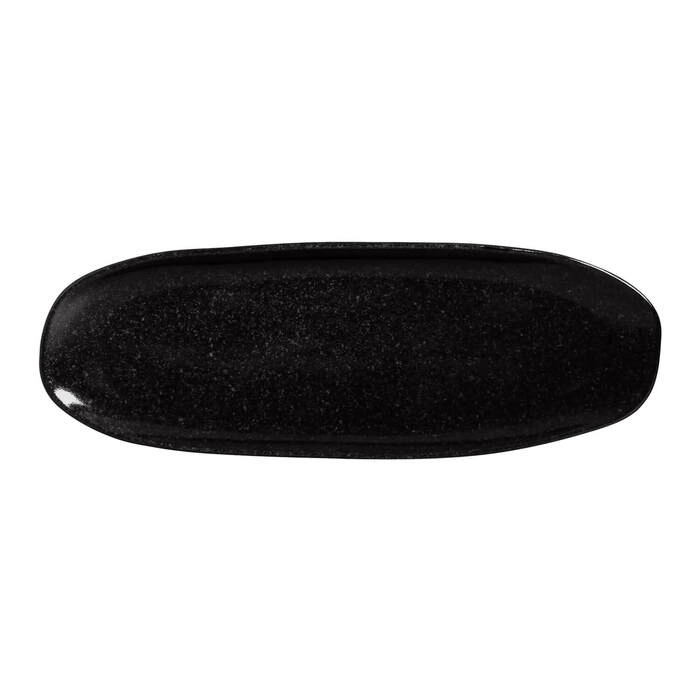 Travessa Oval Rasa Porto Brasil Organico Black Sand Travessa Oval Rasa Porto Brasil Organico Black Sand