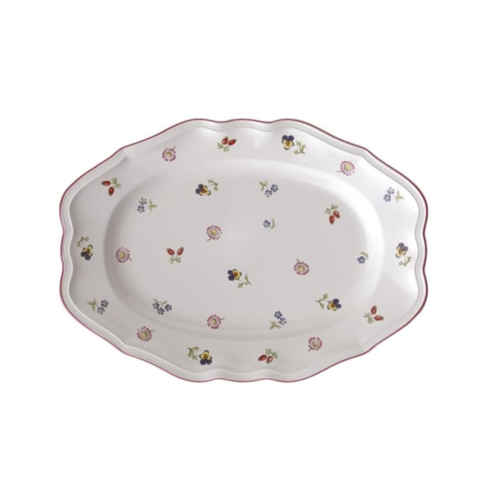 Travessa Oval Villeroy e Boch  Petite Fleur 44 Cm