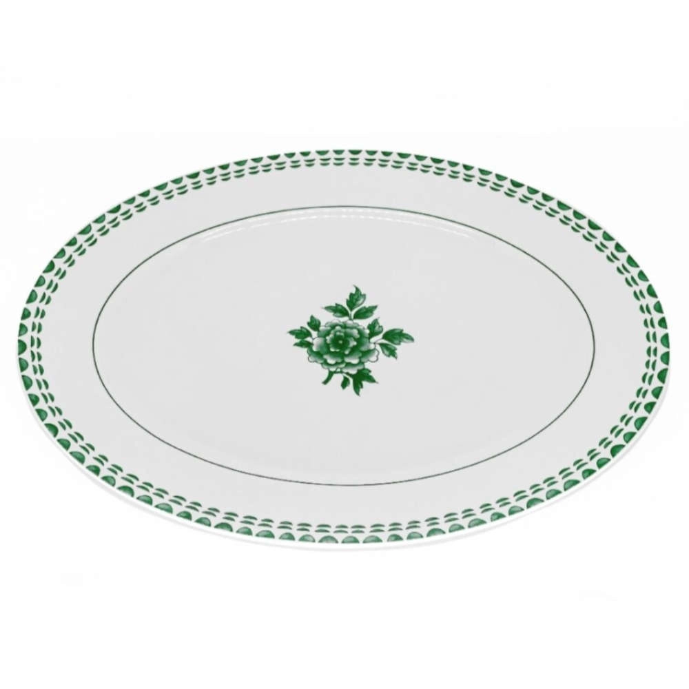 Travessa Oval Vista Alegre Alto Douro 44 Cm Travessa Oval Vista Alegre Alto Douro 44 Cm