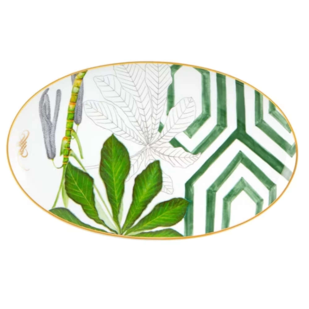 Travessa Oval Vista Alegre Amazonia 2,5 X 17,8 X 28,8 Cm Travessa Oval Vista Alegre Amazonia 2,5 X 17,8 X 28,8 Cm