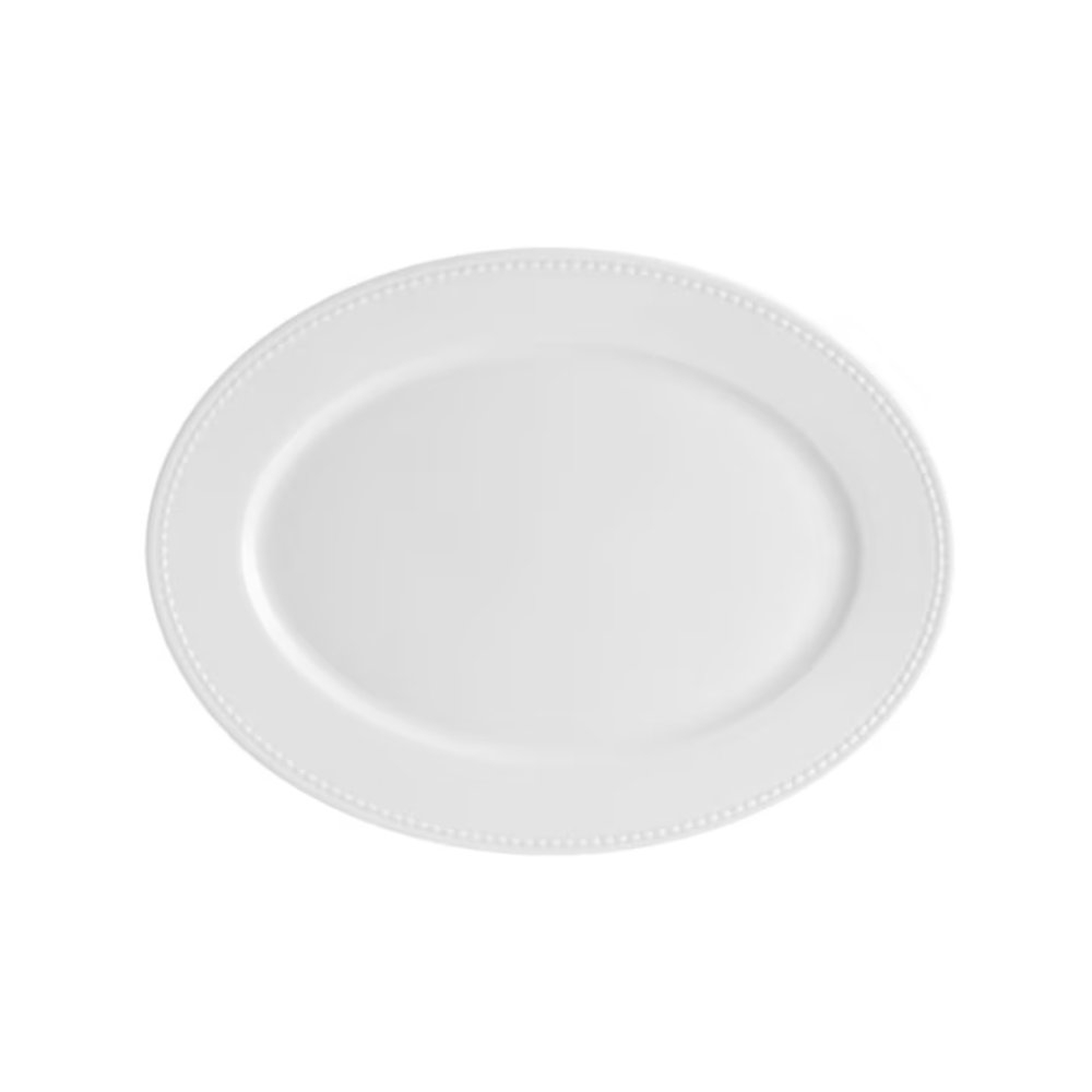 Travessa Oval Vista Alegre Perla 32,5 Cm