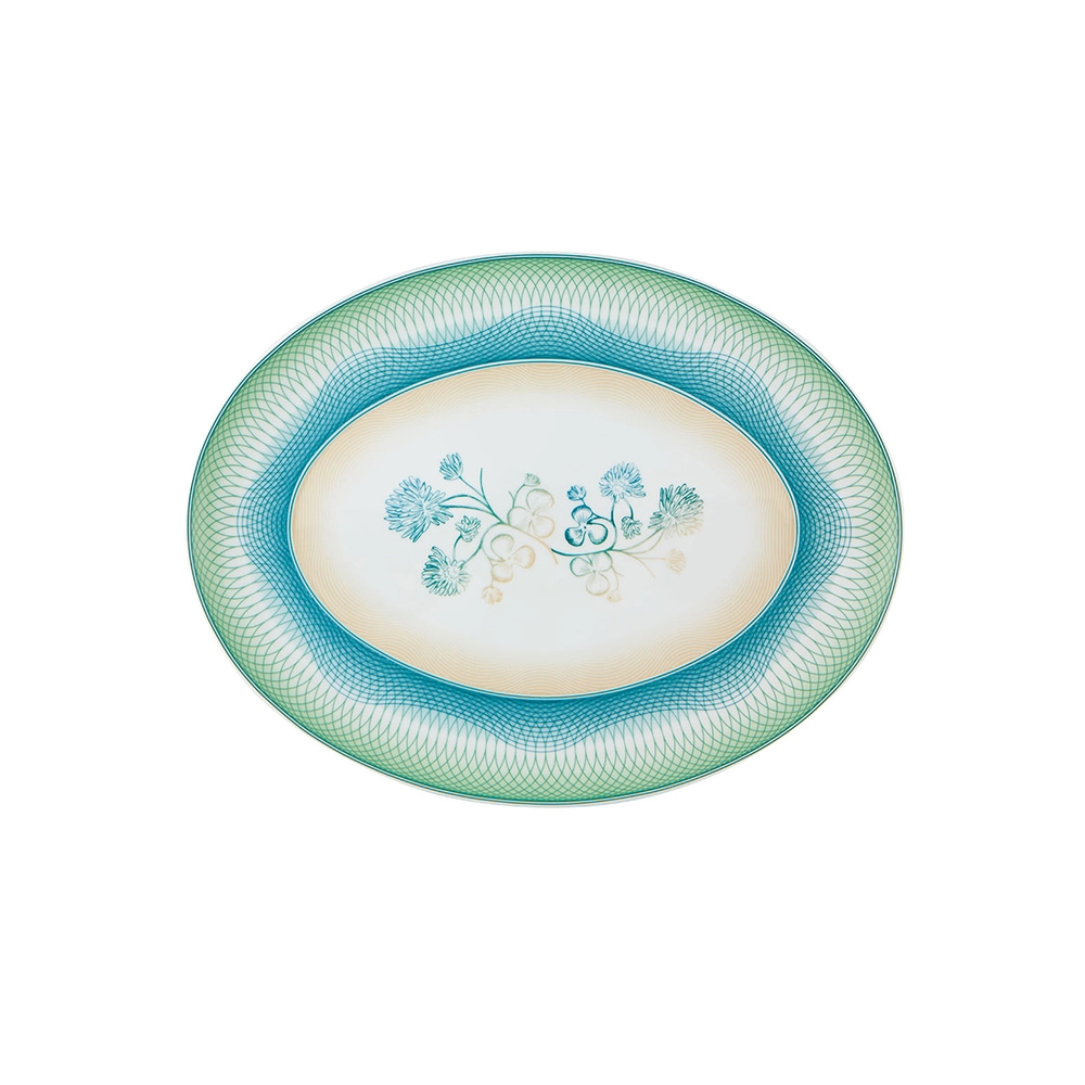 Travessa Oval Vista Alegre Treasures 42 Cm Travessa Oval Vista Alegre Treasures 42 Cm