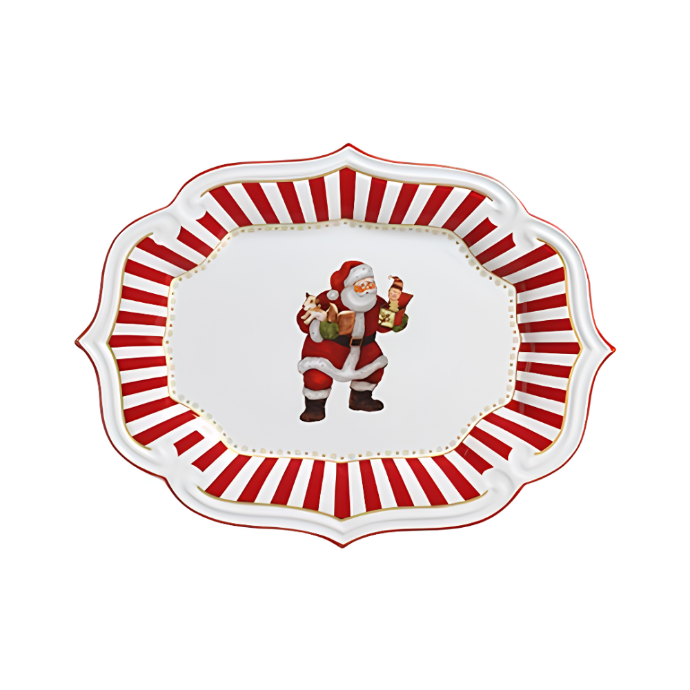 Travessa Pequena Christmas Charm 30,5 Cm Travessa Pequena Christmas Charm 30,5 Cm