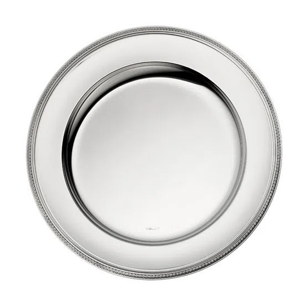 Travessa Redonda Christofle Malmaison 32 Cm Travessa Redonda Christofle Malmaison 32 Cm