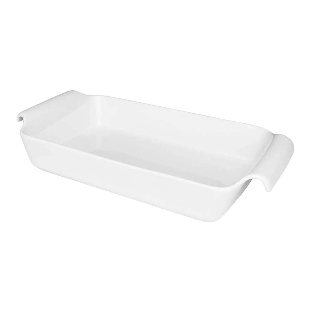 Travessa Refrataria Rasa Oxford Cookware Branca