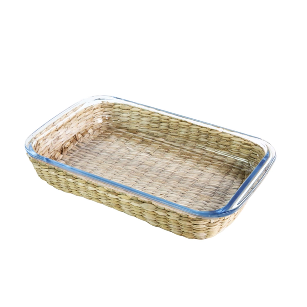 Travessa Retangular Dynasty Vimini 34,5 X 20,6 X 5,2 Cm