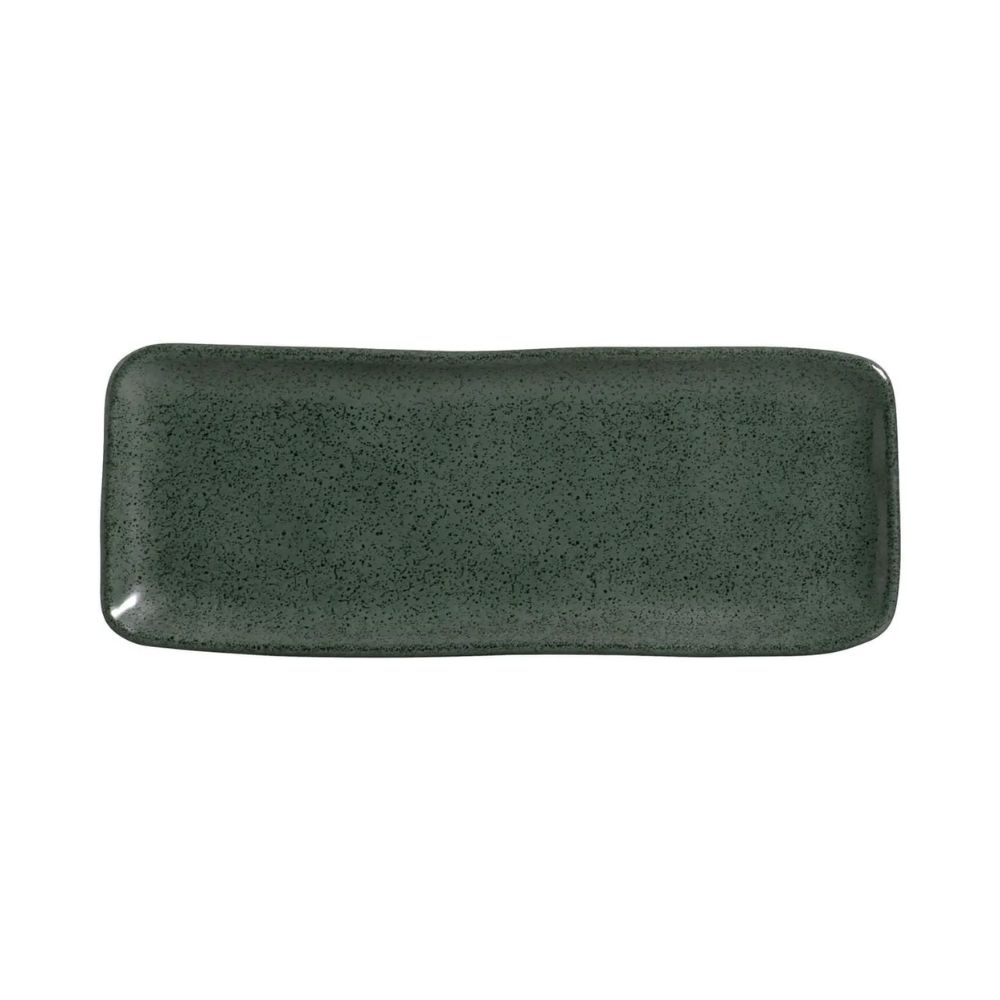 Travessa Retangular Media Porto Brasil Organico Greenery 33 Cm Travessa Retangular Media Porto Brasil Organico Greenery 33 Cm