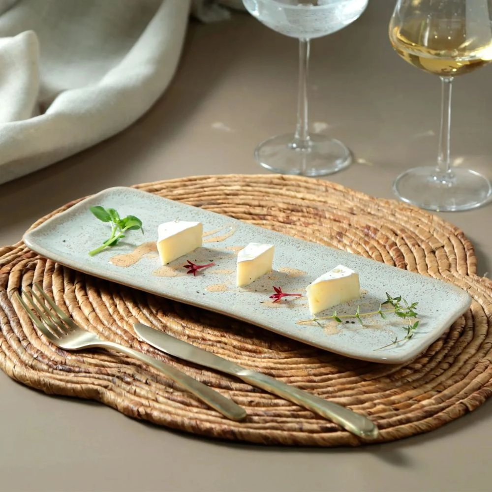 Travessa Retangular Media Porto Brasil Organico Vanilla Travessa Retangular Media Porto Brasil Organico Vanilla