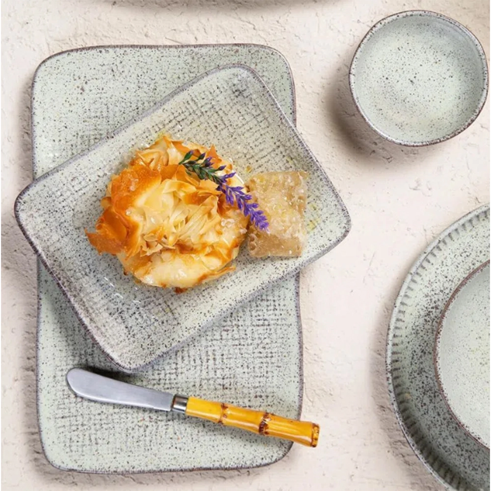 Travessa Retangular Porto Brasil Juta Pistache Travessa Retangular Porto Brasil Juta Pistache