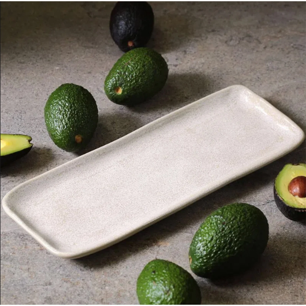 Travessa Retangular Porto Brasil Organico Latte Travessa Retangular Porto Brasil Organico Latte